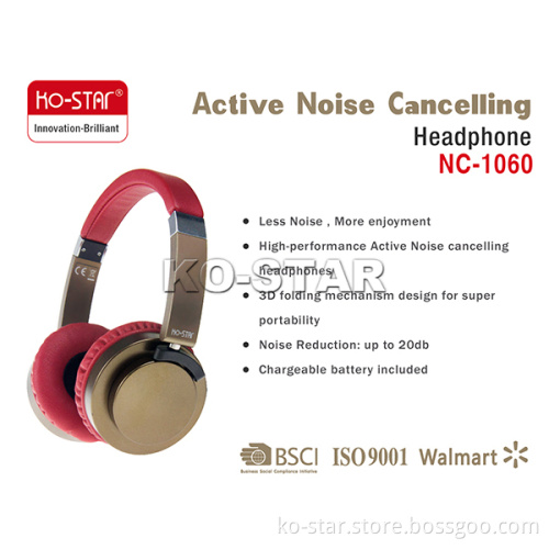 Active Noise Cancelling Headphone For Tablet / Notebook / Computer
